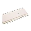 peigne à décor polypropylène à charlotte dentures droite et arrondies 69 cm