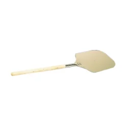 pelle à pizza aluminium 35x30 cm manche bois longueur totale 87.5 cm