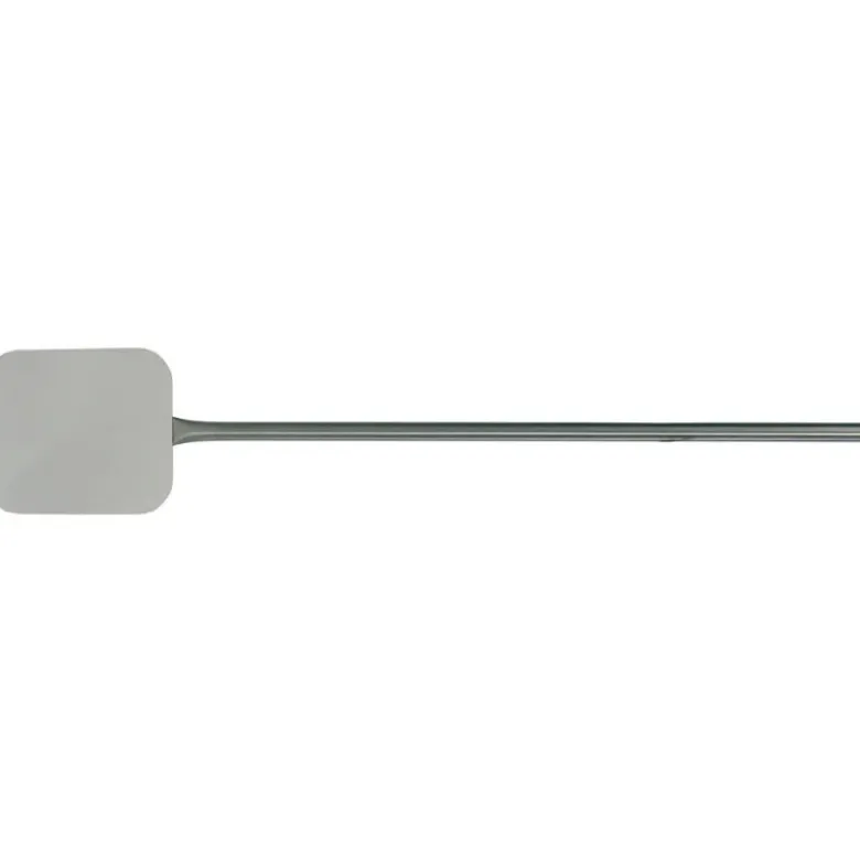 pelle à pizza inox avec manche 92.5 cm rectangulaire 27x22 cm