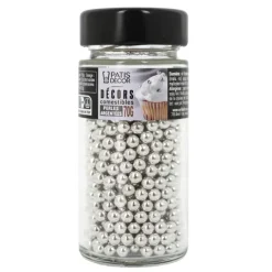 Perlesargentées comestibles Ø 5 mm 70 g