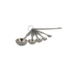 Petites cuillères à mesure inox assorties (x5)