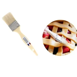 Pinceau plat soie manche plastique 45 mm
