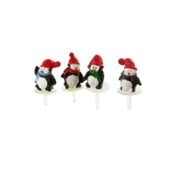 Pingouins assortis sur pique (x30)