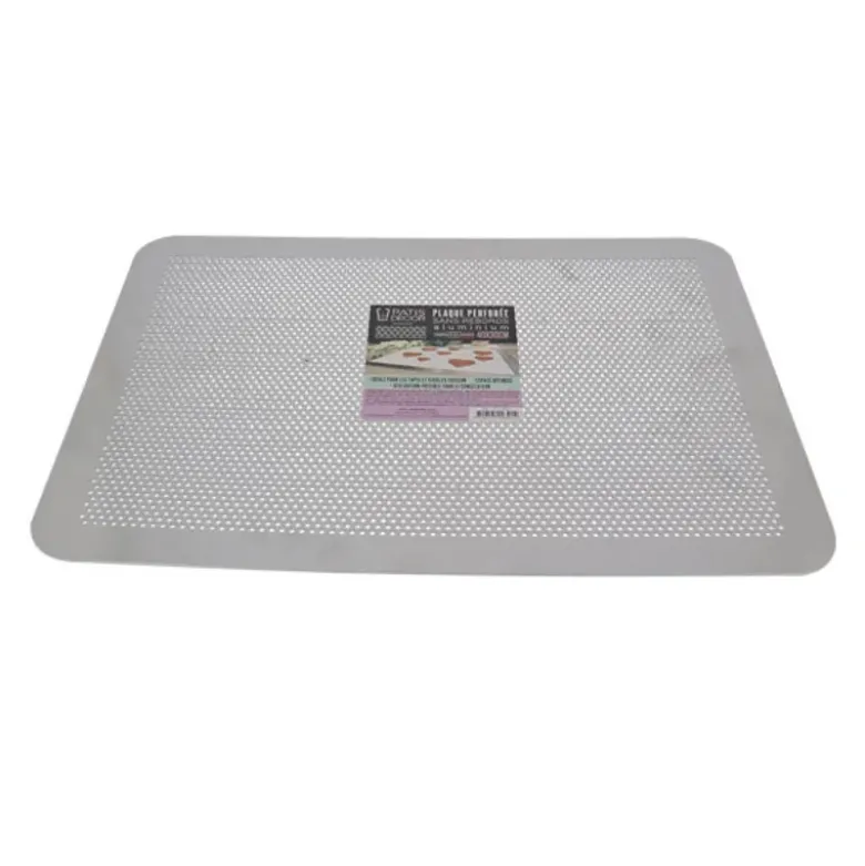 Plaque à pâtisserie plate perforée - 40 x 30 cm