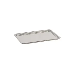 Plateau pâtissier inox bords ronds 31 cm