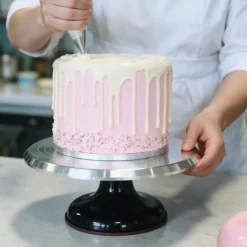 Plateau tournant pâtisserie en métal