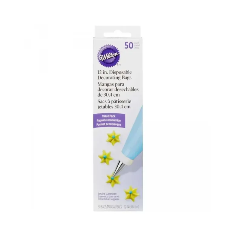 Poche à douille Wilton 30 cm (x50)