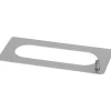 pochoir oblong inox 14,5x4,5 cm