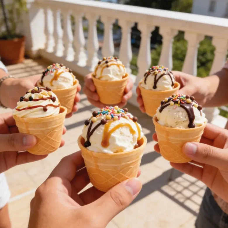 30 pots à glaces en azyme 80 ml