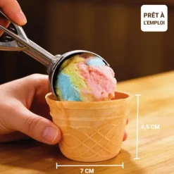 30 pots à glaces en azyme 80 ml