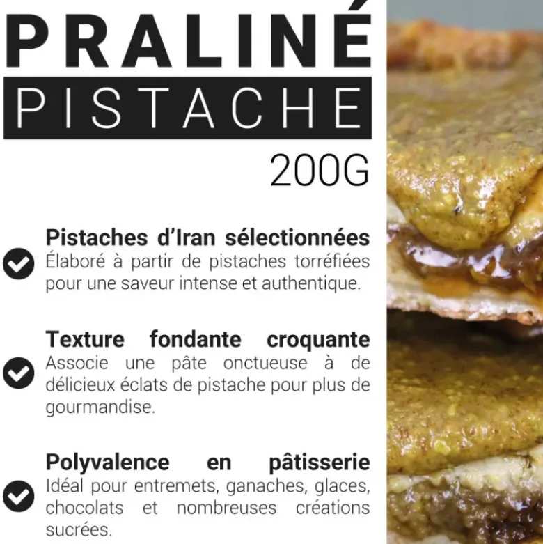 Praliné pistache - 200 g