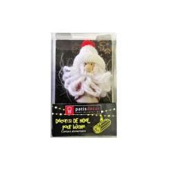 Père Noël bonnet blanc