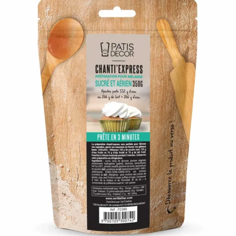 Préparation Chanti'Express - mélange sucré et aérien