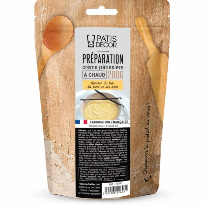Préparation crème pâtissière à chaud