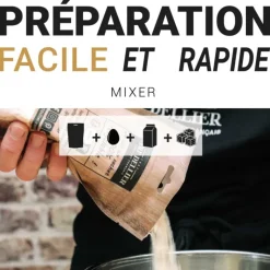 Préparation crème pâtissière à chaud