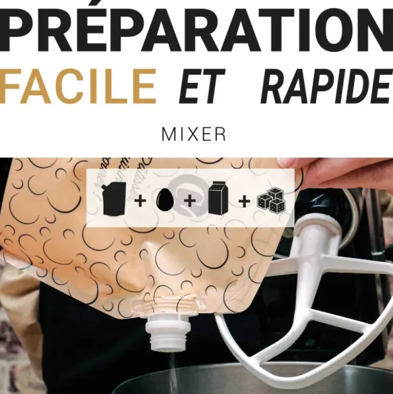 Préparation pour crème pâtissière à chaud 1 kg