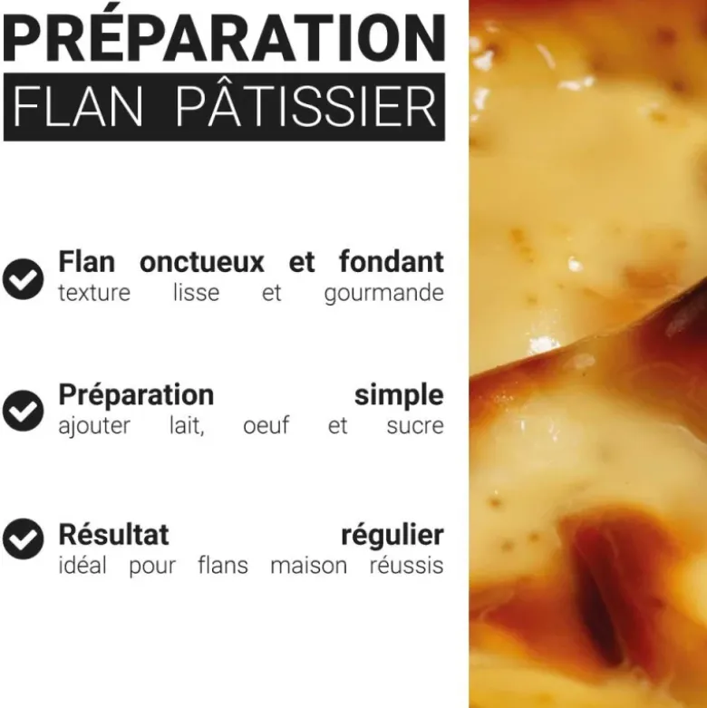 Préparation pour Flan pâtissier vanillé - 200g