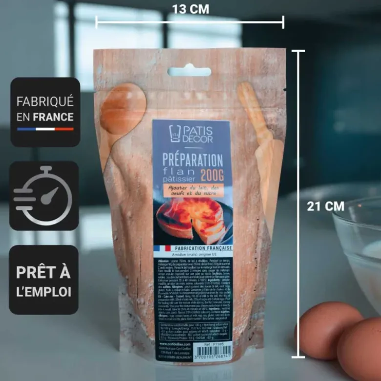 Préparation pour Flan pâtissier vanillé - 200g