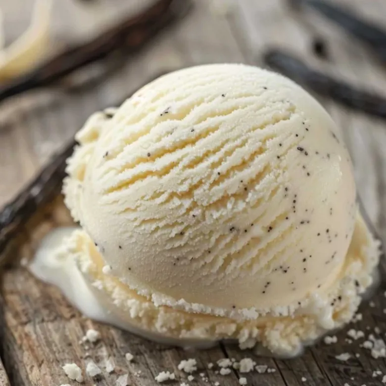 Préparation pour glace à la vanille maison