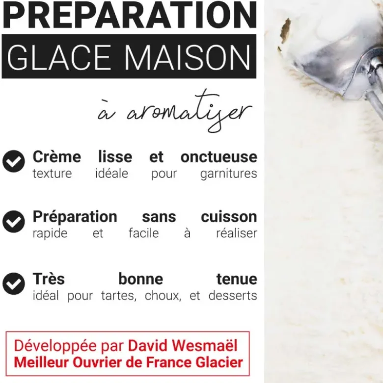 Préparation pour glace maison