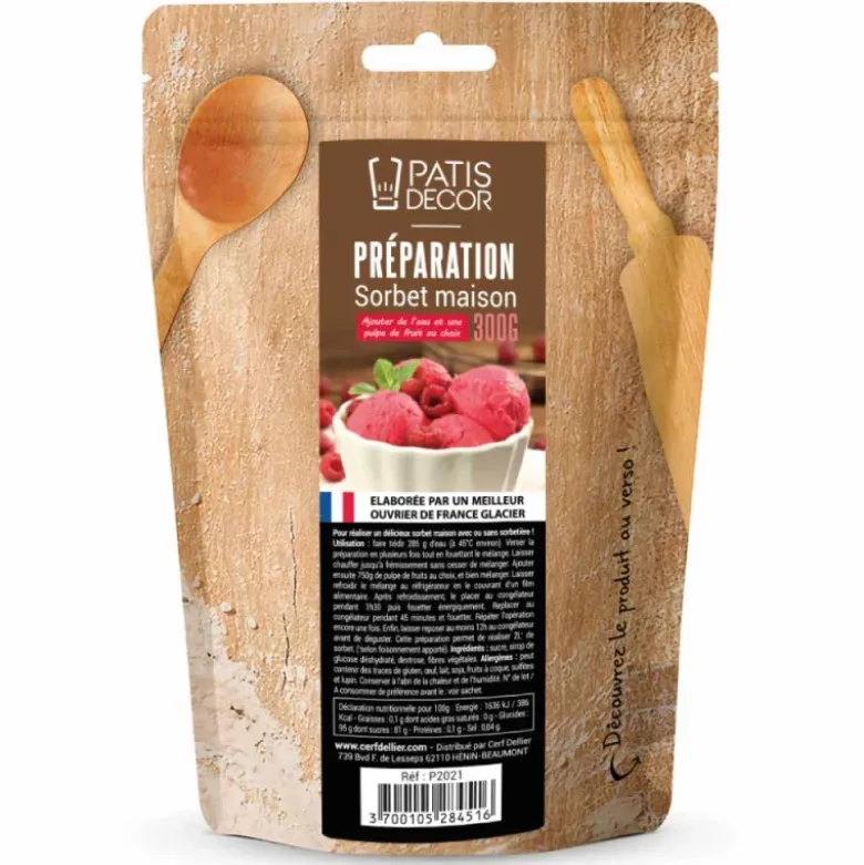 Préparation pour sorbet maison