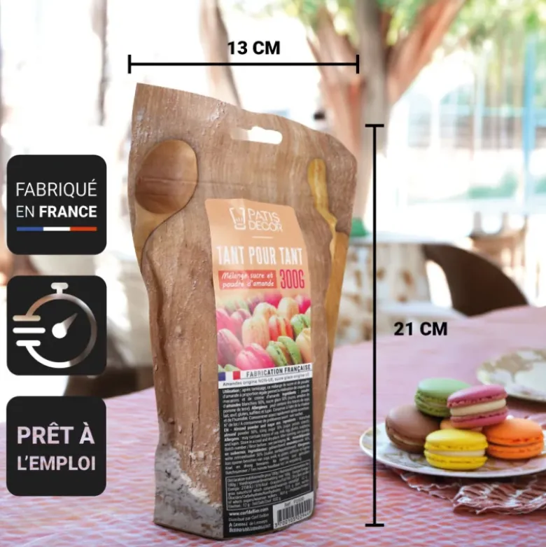 Préparation tant pour tant macarons 300g - DDM 03/26
