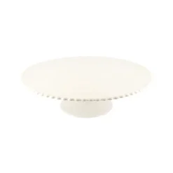 Présentoir gâteau en céramique perles 31 cm