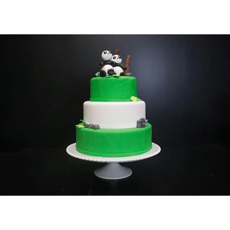 Présentoir gâteau en céramique perles 31 cm