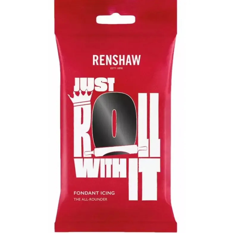 Pâte à sucre Noire Renshaw 250 g