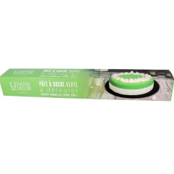 Pâte à sucre verte étalée - DDM 02/26