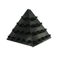 Pyramide à macarons noire