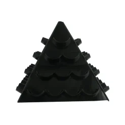 Pyramide à macarons noire