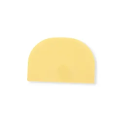 Racloir pâtisserie demi-rond souple