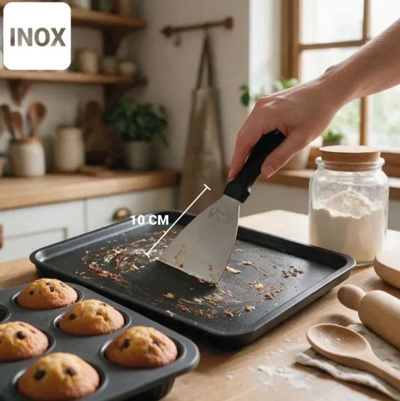 Racloir triangle inox 10 cm