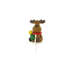 Renne de Noël sur pique