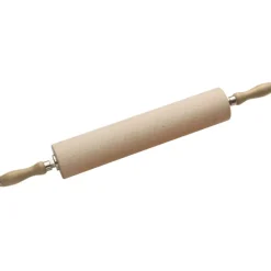rouleau à pâte avec poignées en hêtre diamètre 8 cm 40 cm