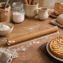 Rouleau à pâtisserie en acacia - 50 cm
