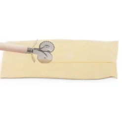 Roulette à pâte double lisse / cannelée