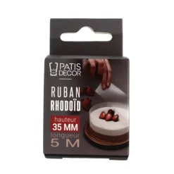 Ruban rhodoïd hauteur 35 mm, 5 mètres