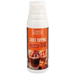 Sauce topping saveur caramel 300 g - DDM 03/26