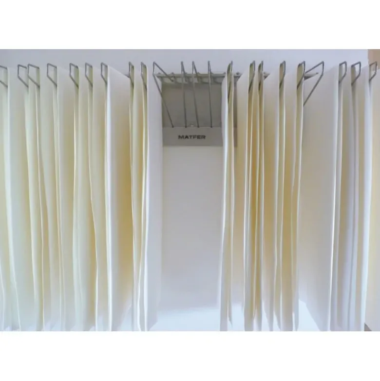 séchoir inox mural pour toiles à couches 24 barres 1.5 m