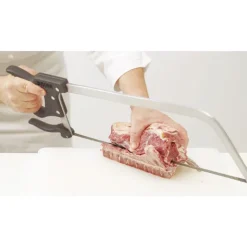 scie de boucher inox 45 cm