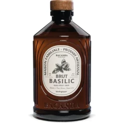 Sirop de basilic bio brut - 400 ml