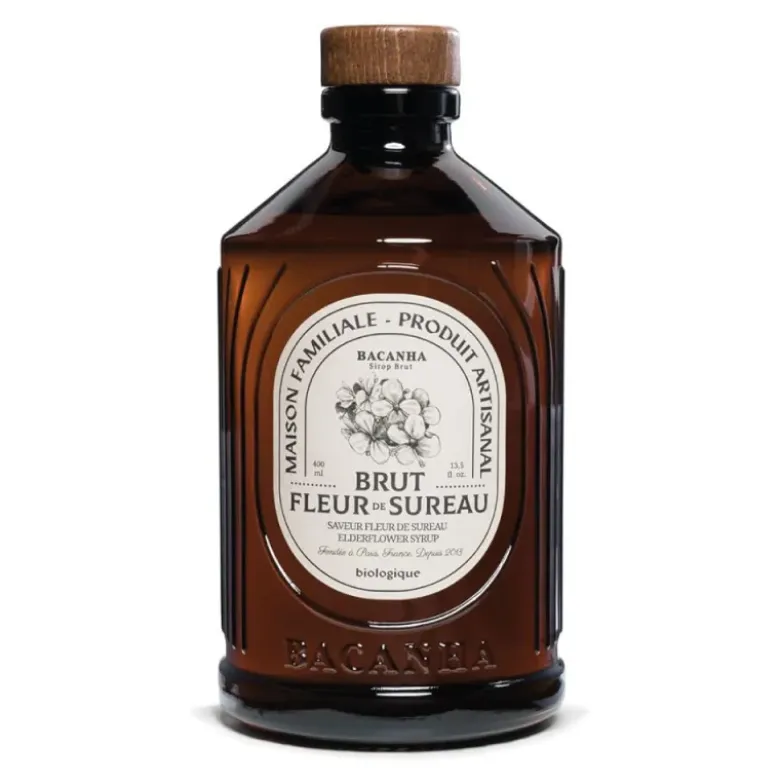 Sirop de fleur de sureau bio brut - 400 ml