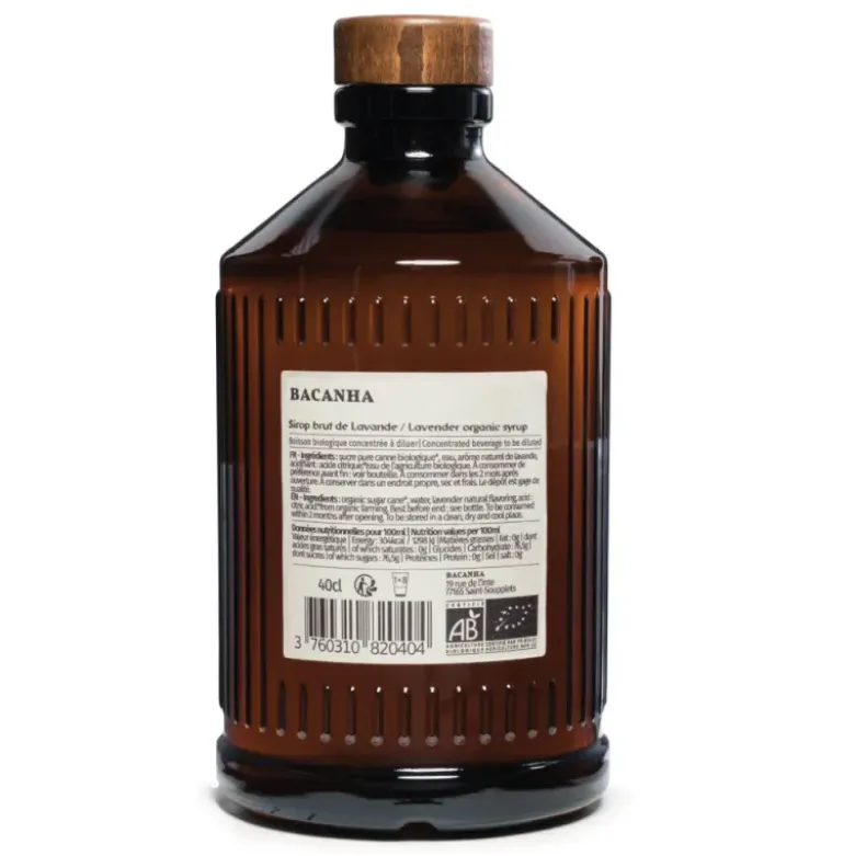 Sirop de rose bio brut - 400 ml