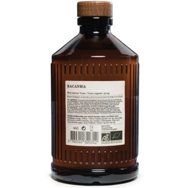 Sirop de yuzu bio brut - 400 ml
