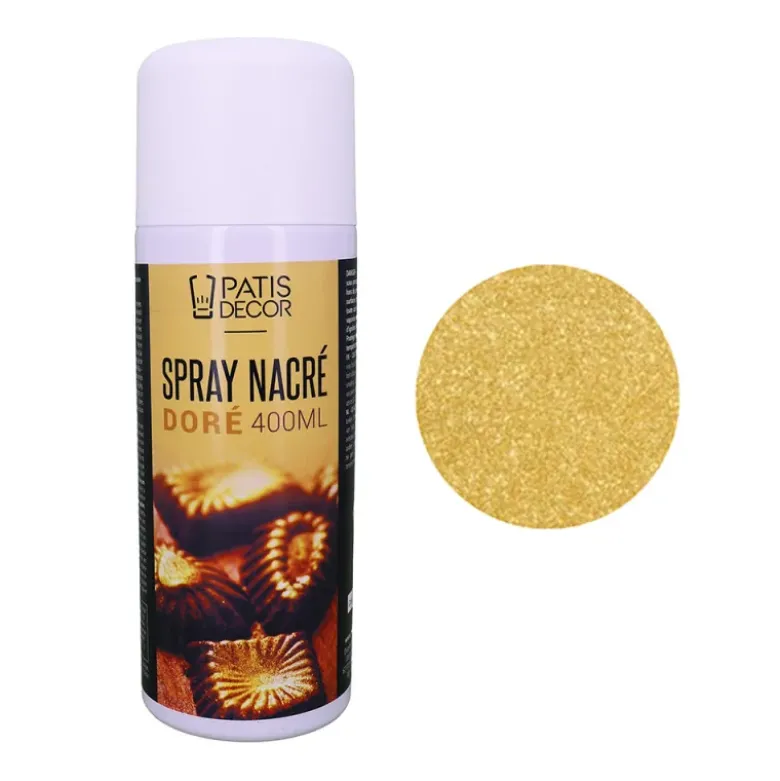 Spray colorant effet nacré Doré 400 ml