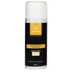 spray pour décors velours en chocolat velours choco ivoire 400 ml