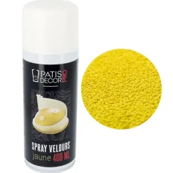 Spray velours jaune à base de beurre de cacao 400mL