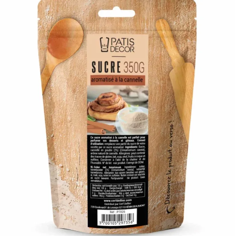Sucre aromatisé à la cannelle 350 g